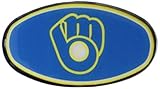 MLB Milwaukee Brewers Plastic Hitch Cover