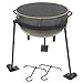 Outdoor Living : Bayou Classic CI-7430, 30-Gal. Cast Iron Jambalaya Pot, Tripod Stand, and 2 Lift Hooks