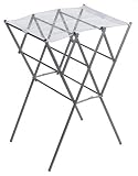 Whitney Design Chrome Expandable Indoor Folding Drying Rack