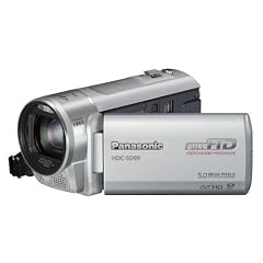 Panasonic HDC-SD99EG-S Full HD Camcorder (SD-Kartenslot, 21-fach opt. Zoom, 7,6 cm (3 Zoll) Touch-Display, Bildstabilisator, 3D kompatibel) silber