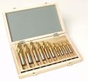 End Mill Set, 10 pieces 2 & 4 Flute
