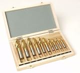 End Mill Set, 10 pieces 2 & 4 Flute