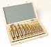 End Mill Set, 10 pieces 2 & 4 Flute
