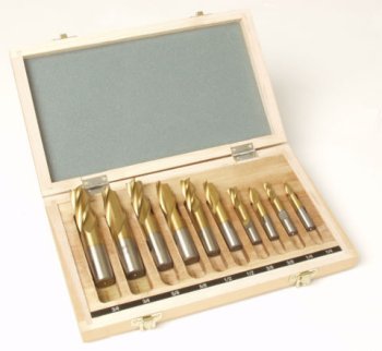 End Mill Set 10 pieces 2 & 4 Flute