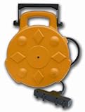 Bayco SL-8904 Professional 15 Amp 50-Foot Retractable Cord Reel, 4 Outlets