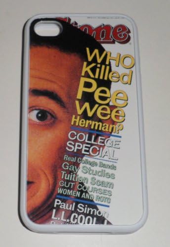 PEE WEE HERMAN Who Killed... iPHONE 4 4S WHITE RUBBER PROTECTIVE CASE