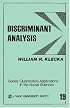 Discriminant Analysis (Quantitative Applications in the Social Sciences)