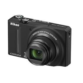 Nikon S9100 Coolpix Digital Camera - Black (12MP, 18x Optical Zoom) 3-inch LCD