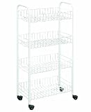 Produkt-Bild: Metaltex 340634014 Allzweckwagen 4-Etagen 41 x 23 x 84 cm Pisa