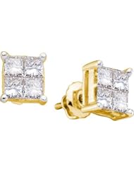 0.33CTW DIAMOND INVISIBLE EARRING