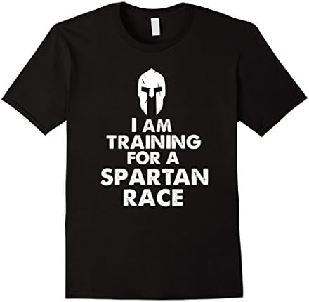 Men's Race - I am training for a Spartan T-shirt high quality XL Black