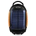 Solar Portable Battery Pack with Flashlight and Lantern - Ideal for Charging iPhone, iPod, MP3, Droid, Smartphones, and Other USB Powered Devices - Unit Great for Camping, Hiking, and Other Outdoor Activites