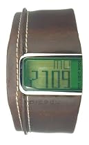 Diesel Men's Series IV Positive Display Leather Cuff Watch #DZ7034