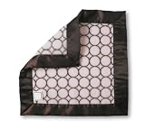 Swaddledesigns Baby Lovie Pastel with Brown Mod Circles, Pink/Brown