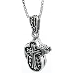 Silver cross prayer box