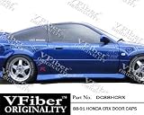 DC88HCRX - VFiber FRP Honda Civic 88-91 HB Cyber 2pc Door Caps