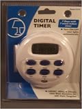 Digital Timer 7-Day 7-Event Single Power Outlet