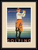Golfing Framed Poster Print Sports Collection by Art Select Inc - SP12082