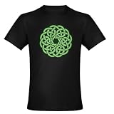 Artsmith, Inc. Org Men's Fitted T-Shirt Drk Celtic Knot Wreath - Black, 2X