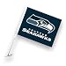 SEATTLE SEAHAWKS Double Sided Car Flags