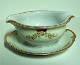 Royal Chester Ogden China Gravy Boat with Attached Base