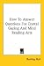 Book How To Answer Questions For Crystal Gazing And Mind Reading Acts