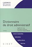 Revue Dalloz-Sirey  / Dictionnaire de droit administratif