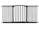 Dream Baby Std. Hallway Swinging Gate Combo Pack - (38'' - 53'') Black
