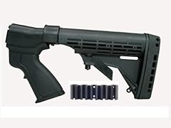 UAG Mossberg 500 / 590 / 835 12 Gauge Tactical Shotgun Conversion Kit: Six 6 Position Adjustable & Collapsible Stock + Rear Pistol Grip + Shell Holders + Recoil Butt Pad + Sling Swivel Stud 