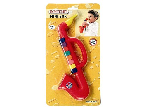 Childrens Toyshop  Spielwaren : Bontempi SX2832N - Mini Sax, Saxophon mit 8 farbigen Tasten, 28cm