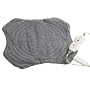 Sunbeam Health at Home HeatFlex Stingray Shaped Heating Pad with 4 Heat Settings and 2 Hour Auto-Off, Grey