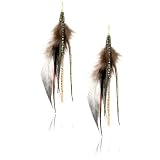 screw on earrings for men Presh Pink and Charcoal F