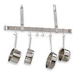 Enclume PR11-48-SS Premier 48-Inch Adjustable Ceiling Bar, Stainless Steel