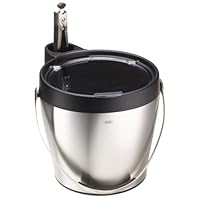 Oxo SteeL Ice Bucket and Ice Tongs with Tong Holder
