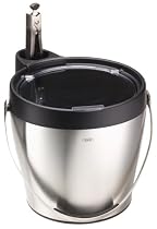 Oxo SteeL Ice Bucket and Ice Tongs with Tong Holder