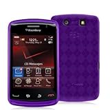 Purple TPU Candy Rubber Flexi Skin Case Cover for Blackberry Storm 2 9550 / ....