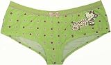 Hello Kitty Powder Puff green low-rise boy short for women