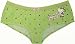  : Hello Kitty Powder Puff green low-rise boy short for women