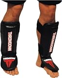 THROWDOWN SHIN INSTEP GUARDS BLACK