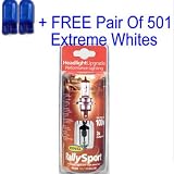 H7 499 Ring Rally Sport Car Bulb 12v 100w For Off Road Use + Free 501 Extreme White Sidelights
