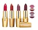RythmX Creamy Matte Professional Lipsticks Combo Gold (Pink, Red, Onion, Brown) Set of 4 (4 Grams /Pc) RS.425.00