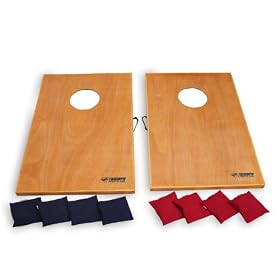 Click here to buy Triumph Sports LED Solid Wood Tournament Bag Toss.