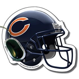 Chicago Bears Football Helmet Design Mouse Pad