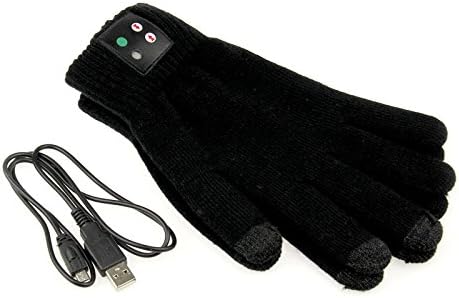 Women Men Touch Gloves Bluetooth Calling Talking Gloves for iPhone6/6 Plus 5S 5C SmartPhone (pattern1 leather)