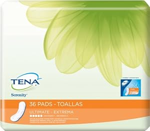 Tena Serenity Pads, Ultimate, 36 Count