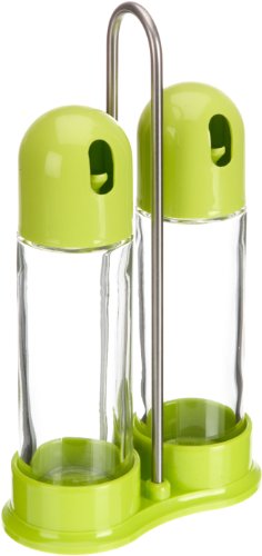 Stoha Design 022544 Menage 3-teilig Zylinder - Essig und &Ouml;l, kiwi