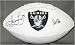 Howie Long Autographed/Hand Signed Oakland Raiders Football w/ HOF 00 Inscription