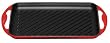 Le Creuset Enameled Cast-Iron 13-by-8-1/2-Inch Rectangular Skinny Grill, Red