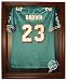 Miami Dolphins Full Size Removable Face Jersey Display Case, Mahogany