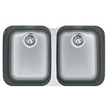 Franke ARX12031 Artisan Undermount Double Bowl Kitchen Sink Stainless Steel